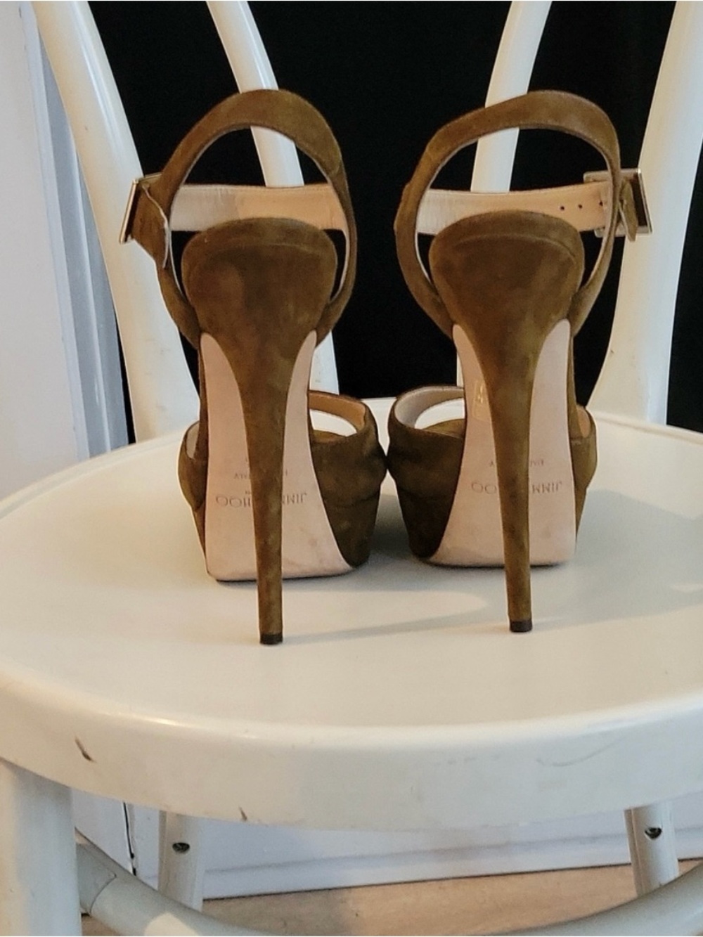 Jimmy Choo Nova brown platform heels - Picture 3 of 7